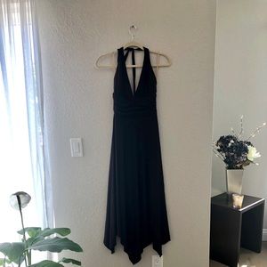 BCBG Max Azria brown halter dress